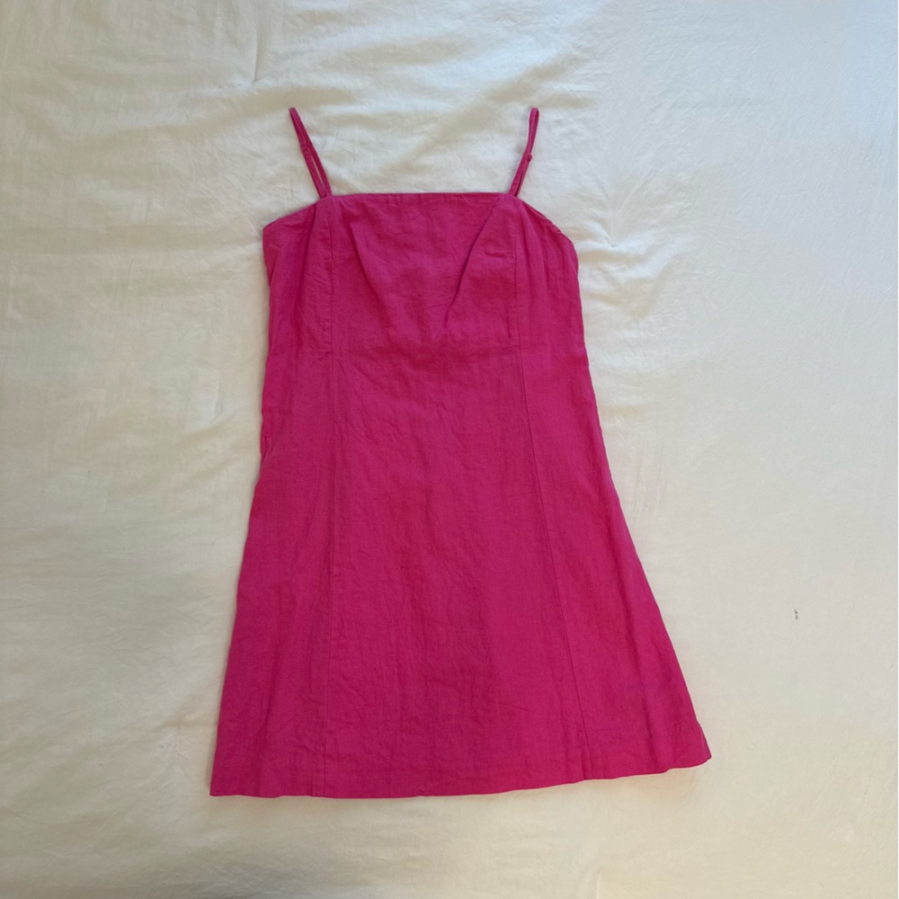 GAP Vibrant Pink Strappy Dress